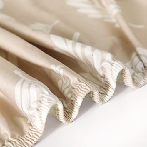 Grssder C1C333 Stretchy Ultra Soft Jersey Knit Fitted Pack N Play Sheets Set 2 Pack, Neutral Portable/Mini Cribs Sheets thumb #5