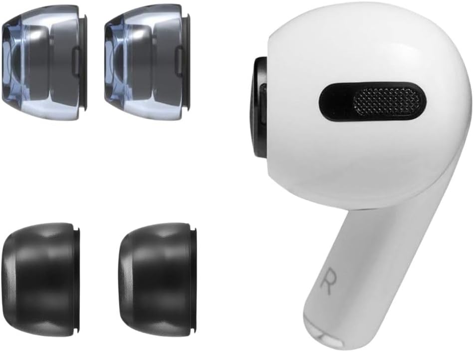 AZLAXELASTEC for Airpods Pro 2-Pair (SS) + AZLA Crystal for Airpods Pro 2-Pair (SSS) Bundle