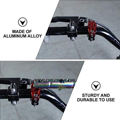 FAVOMOTO Suporte de Liga de Alumínio Braçadeira Suporte Holofote para Scooter Bicicleta Motocicleta