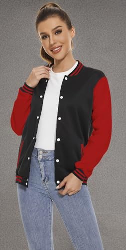 Image of Yuji Itadori Women Varsity Jacket Baseball Lightweight Outwear Fleece Coat Button Down Clothes