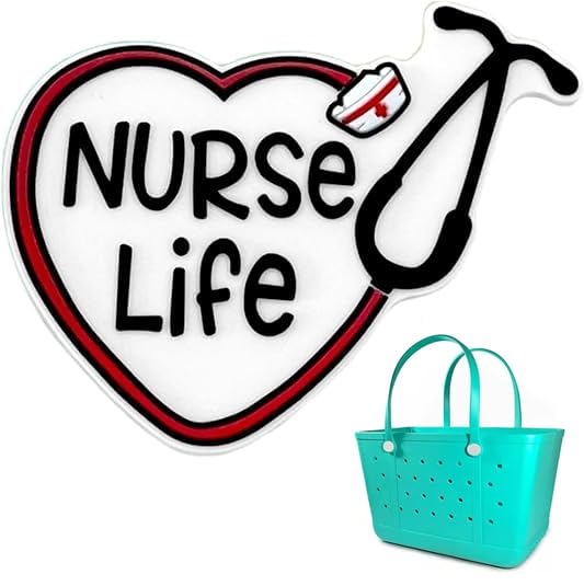 Beach Bag Charms - PVC Rubber Decorative Inserts for Handbag, Tote Bag, DIY Gifts for Women