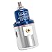 Edelbrock 174122 Fuel Pressure Regulator Carbureted 160 GPH 5-10 PSI 3/8 in. Inlet/Outlet Returnless Blue/Clear Fuel Pressure Regulator