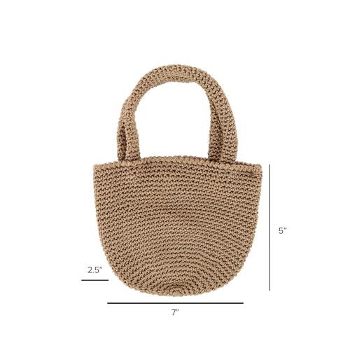 Dynamic Asia Women's Mini Crochet Tote Handbag3