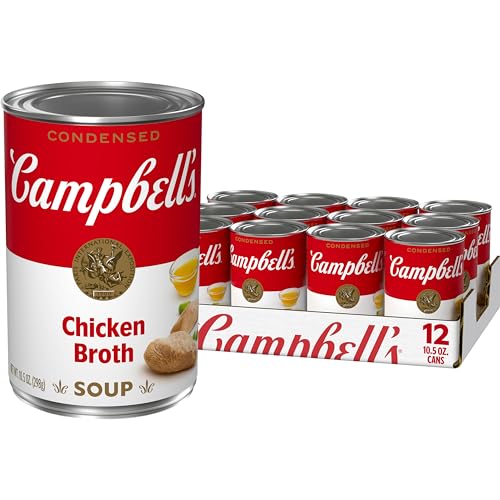 Campbell's Condensed Chicken Broth, 10.5 oz Can (12 Pack)