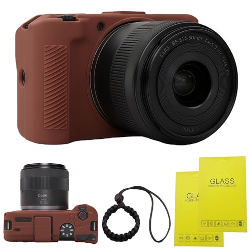 Funda de silicona para cámara Canon EOS R50 V, protectora y ligera miniatura 1