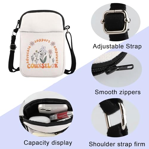 ENSIANTH Counselor Appreciation Crossbody Purses Bag Teachers' Day Gift Counseling Therapist Gift Guidance Counselor Gift4