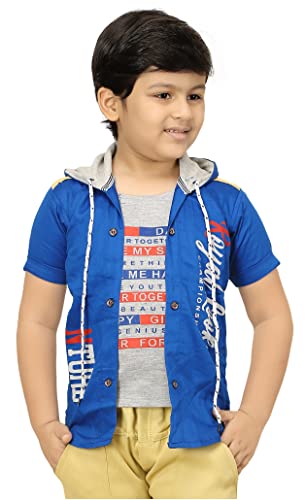 Image of Boys Hoodies Jacket with T-Shirt
