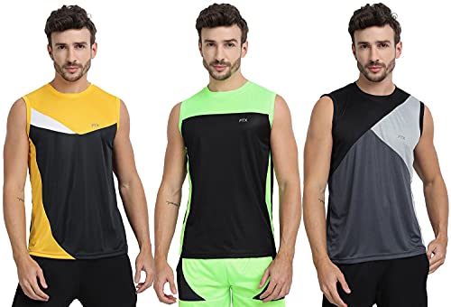 Image of FTX Men's Dri-Fit Round Neck T-Shirt - Black, Charcoal, Grey (709 6-709 7-709 11)