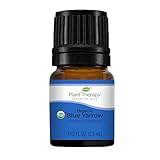 Plant Therapy Blue Yarrow Organic Essential Oil 2.5 ml (1/12 oz) 100% Pure, Undiluted, Therapeutic Grade