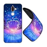 JEZSHTAI Cover Compatibile con Nokia 7 plus Custodia in Silicone Antiurto Con Disegno Del Modello,Sottile Morbida in TPU Antigraffio Protettiva Case,B03
