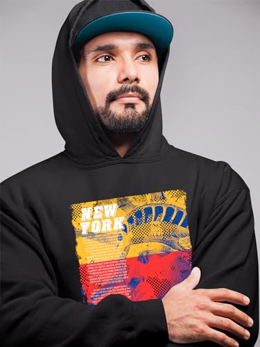 Sweat à capuche New York homme pull pour un style urbain Metropolitan City