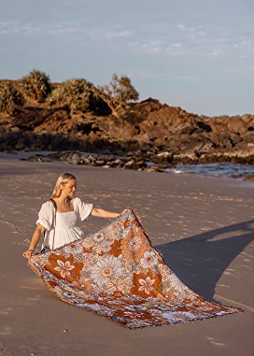 Peel Forest Couverture florale bohème pour pique-nique, plage Cover