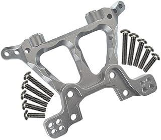 GPM For Traxxas Slash 4X4 / Stampede 4X4 VXL/Deegan 38 Fiesta ST Rally Upgrade Parts Aluminum Front Shock Tower - 1Pc Silver