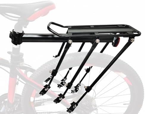 COMINGFIT 2026 Upgraded Bicycle Cargo Rack, 265lbs Heavy Duty Bik...