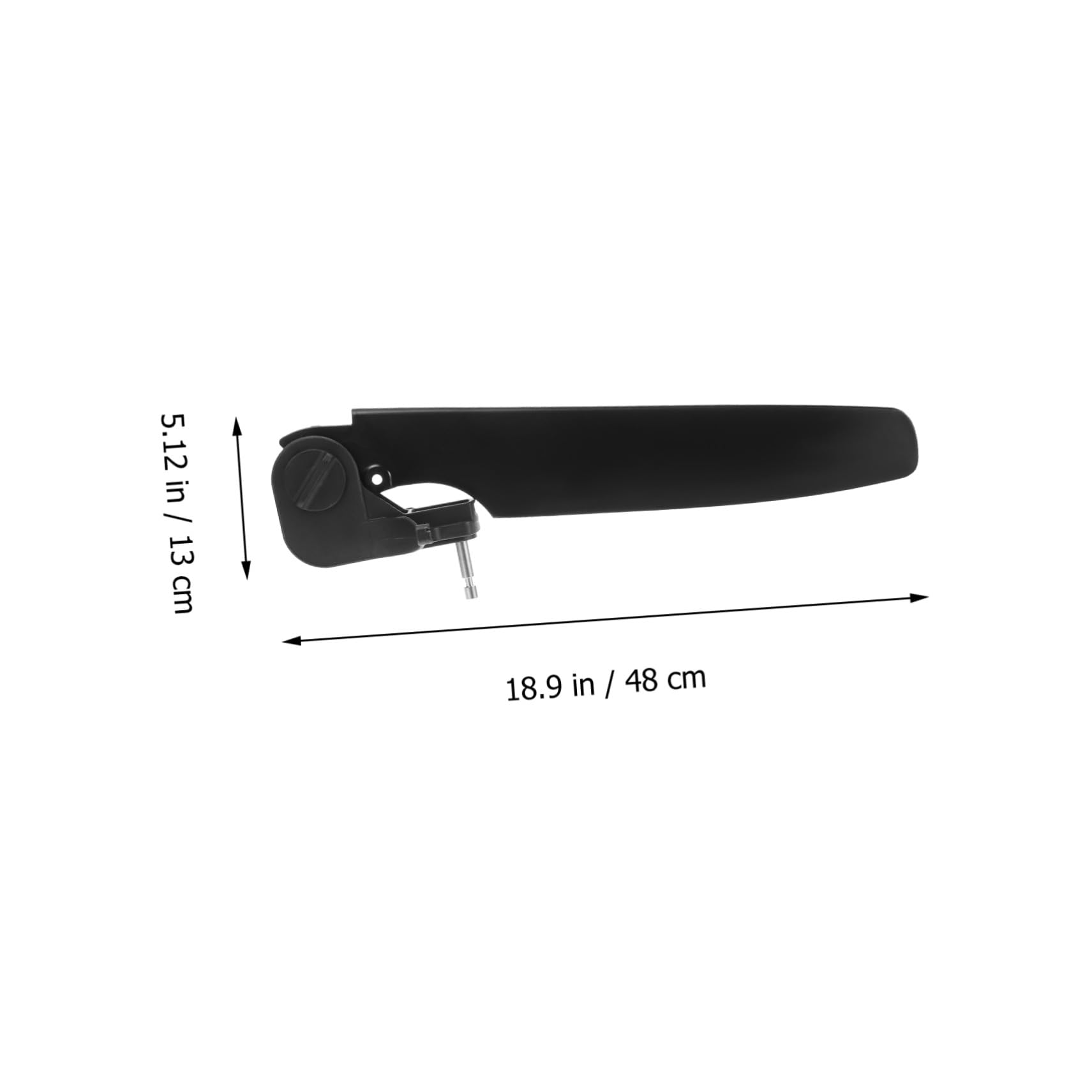 Healeved Kajak Nylon Ruder Steuergerät 45mm mit Edelstahl Pedalsteuerung für Kanu und Kajak Verschleißfestes Wassersportzubehör