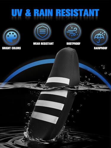 Image of Dirt Bike Seat Cover for Talaria Sting MX3 /R MX4 MX5 /PRO Electric Bike White,High Elastic Leather