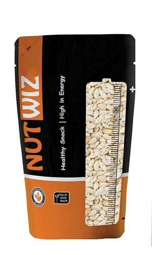 Image of Nutwiz Muskmelon Seeds (Kharbooj Beej) 250 Grams - Rich in Protein, Fiber, Omega Fats & Antioxidants | Perfect for Homemade Laddoos, Halwa & Sweets | Energy Snack for Moms, Kids & Office Employees
