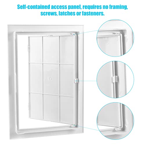 Panel de acceso de plástico CABAX para revisar tuberías sin romper la pared de yeso 5