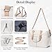 Expandable Personal Item Travel Duffle Bag Weekender Bag for Women Men, Overnight Hospital Carry on Bag with Toiletry Bag for Airplanes Travel Business Trips Sport,Beige & Brown