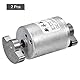 sourcing map 2Stk Vibrationsmotor DC 24V 5000RPM Doppelwelle für DIY Zuhause Massagegerät