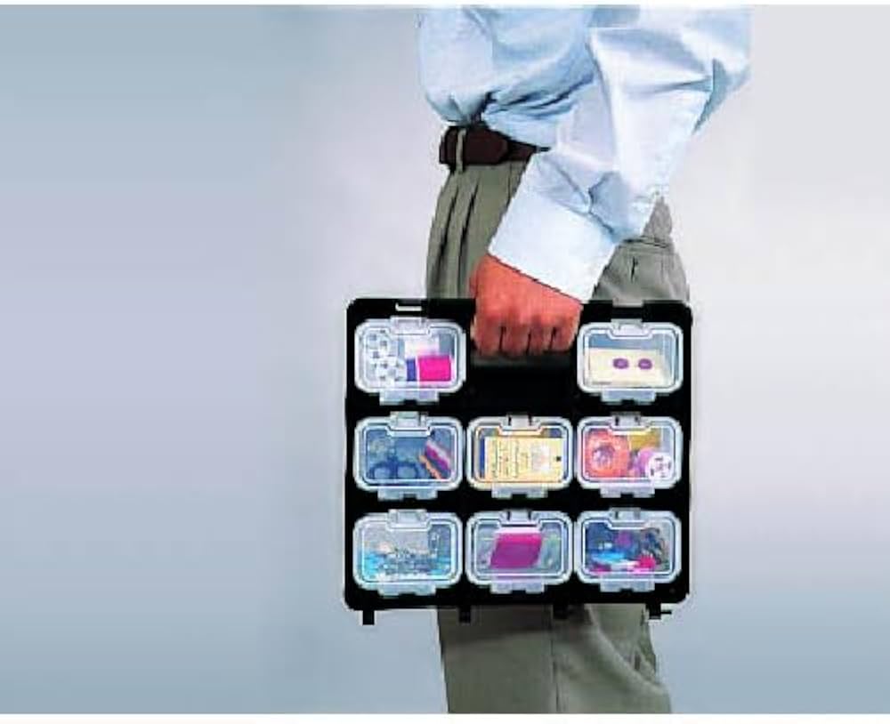 Amazon | デンサン スケルトンパーツボックスミニ 黒枠 フタ付