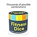 Chronicle Books Fitness Dice: 7 Wooden Dice, Over 45,000 Workout Routines