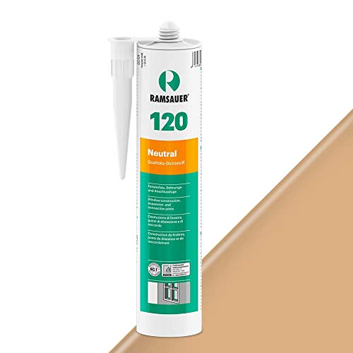 Preisvergleich Produktbild Ramsauer 120 Neutral 1K Silikon Dichtstoff 310ml Kartusche (Buche)