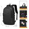 Kono Sac à Dos Ordinateur Portable 15,6 Pouces Imperméable Antivol avec Port USB, Sac à Dos PC Portable Voyage Affaires Collège pour Homme Femme - Noir #5