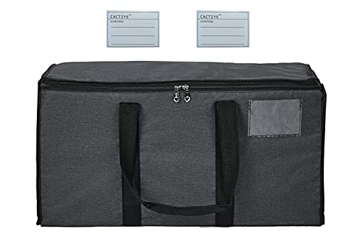 CACTIYE Bolsa de almacenamiento con cremalleras y asas de transporte Cover