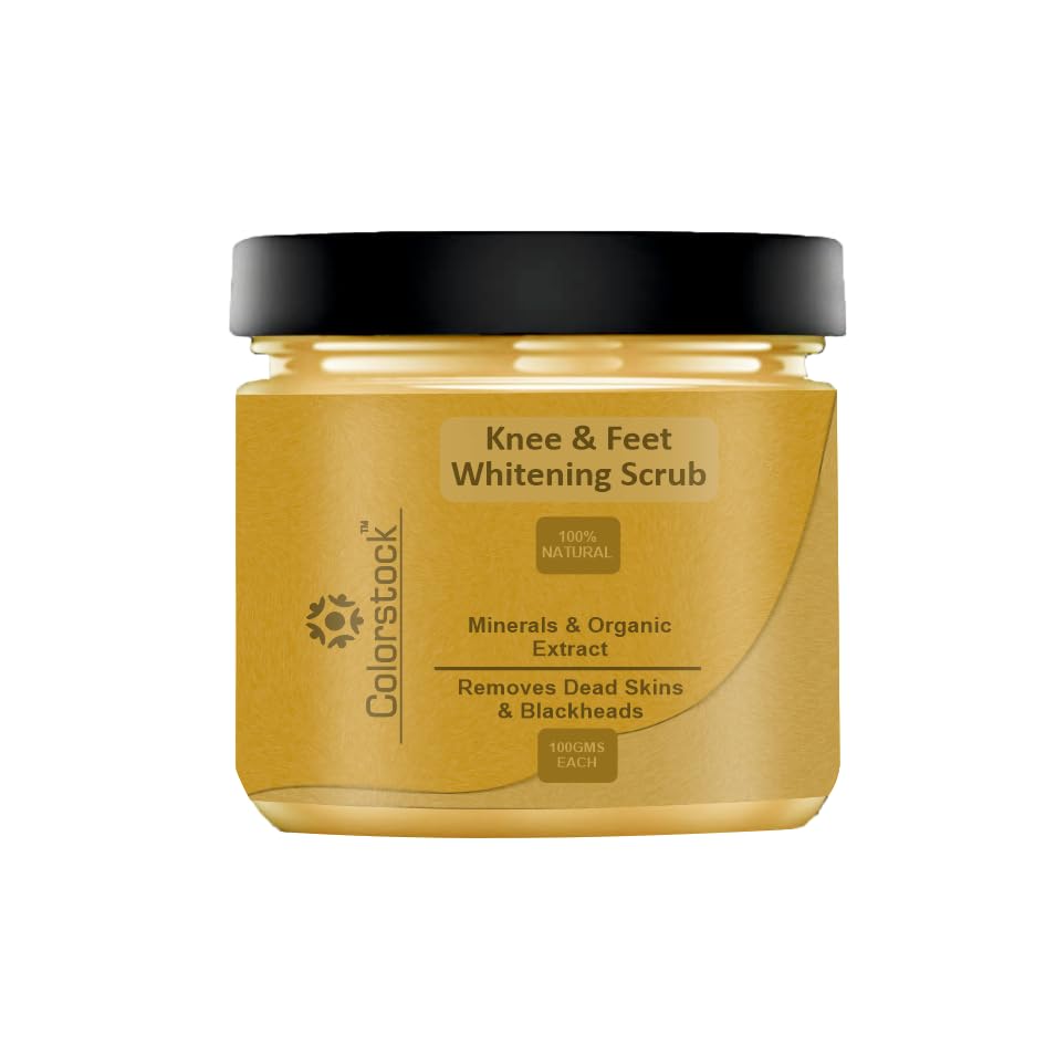 COLORSTOCK Knee & Feet Brightening Scrub | Body Scrub to Remove Dead Skin 100 grams Pack of 1-image-43