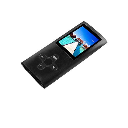 RHDTShop MP3 Player MP4 Player with a Internal 16GB Card,Black