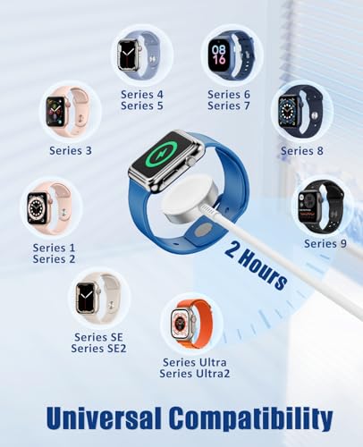 Image of for Apple Watch Charger Fast Charging,3 in 1 Multi Chargers Cable with 20W USB C Charger, iWatch Charger Cord 6.6FT for iWatch Series Ultra2 /SE /10 /9 /8 /7 /6 /5 /4 /3 /iPhone 15 16 Pro Max /14 /13(White)