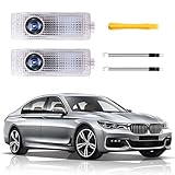 Awizpa 2PCS Car Door Light Projector, Customized Logo Welcome LED Lights Compatible with 1/3/4/5/6/7/X1/X2/X3/X4/X5/X6/M Series Car B Accessories