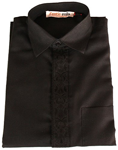 Image of Exotic India Men's Cotton Kurta Pyjama