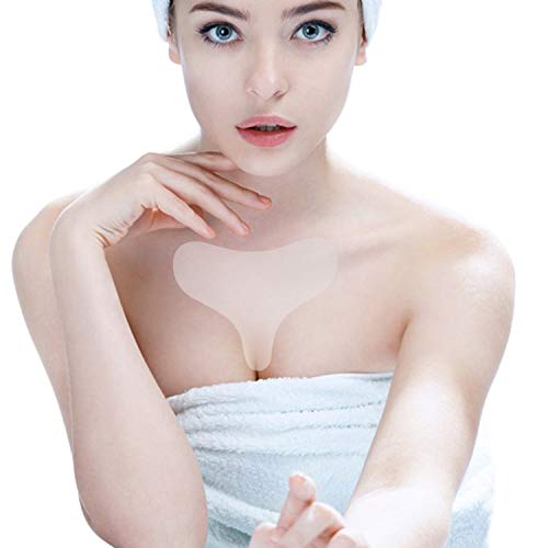 Andoer 5 PCS Reutilizável Anti Rugas Almofada Facial Silicone adesivo de remoção de Rugas Transparen