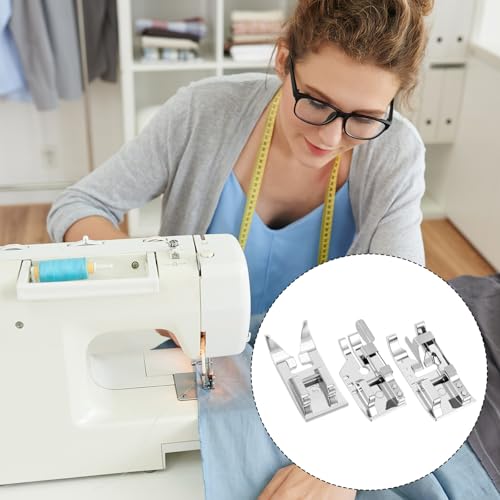 Juego de 3 Pies para Máquina de Coser 1/4 Pulgada con Guía miniatura 5