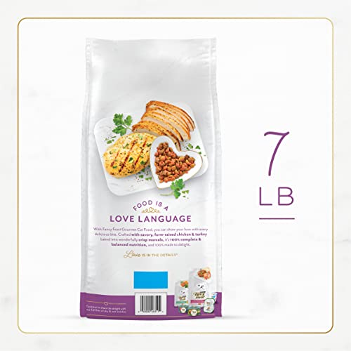 Purina Fancy Feast Dry Cat Food With Savory Chicken And Turkey - 7 Lb. Bag #TOP5