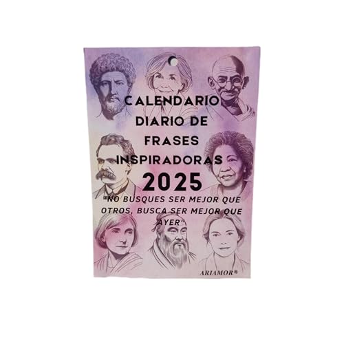 Calendario Diario 2025 con Frase Inspiradora Diaria – Sabiduría Estoica, Filosofía y Frases de Personajes Famosos para Motivación y Reflexión Diaria