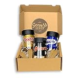 Genussleben Box mit Brotaufstrich Mars, Milky Way und Bounty und einem essbaren Löffel, Schokoladenaufstrich im Set