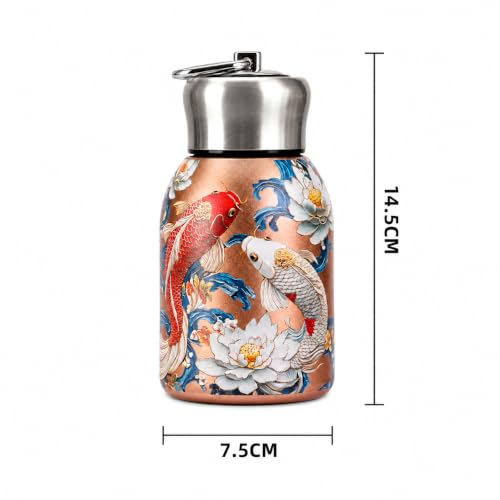 Image of 316 Stainless Steel Water Bottle, Hot & Cold water bottle, Fish Design | 300ml