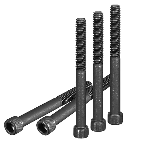 DTGN 3/8-16x4" Socket Head Cap Screws Bolts, 10Pcs 12.9 Grade Alloy Steel, Machine Hex Socket Screw, Hex Drive