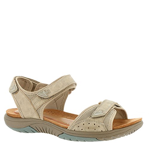 Rockport Women's Franklin Three Strap Sport Sandal, Sand, 10 M US