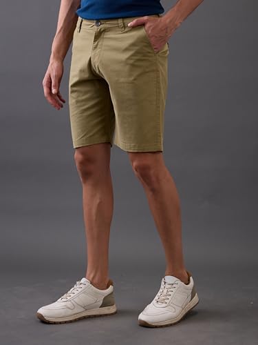 Image of Giordano Men's Slim Fit Cotton Casual Shorts