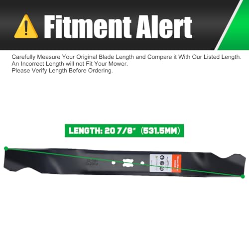 Grasscool 21 inch Mower Blade Replace Troy Bilt 942-0741A for TB110 TB240 TB230 TB130 TB200 TB160 TB210 TB280ES TB320 TB115 TB220 21" Walk Behind Push 742-0741A Mulching by Grasscool - Image 3