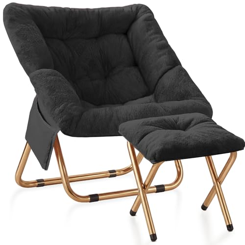 Kasunpul Comfy Saucer Chair, Foldable Living Room...