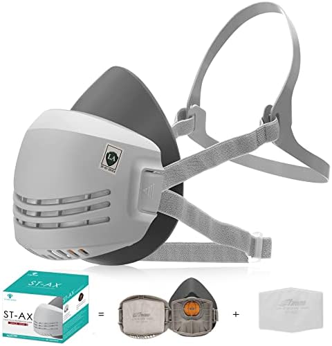 RANKSING: Strong-AX Reusable Dust Half Respirator, Reusable Standard Respirator with a Replaceable Parts for Painting, Machine Polishing, Welding and Other Work Protection