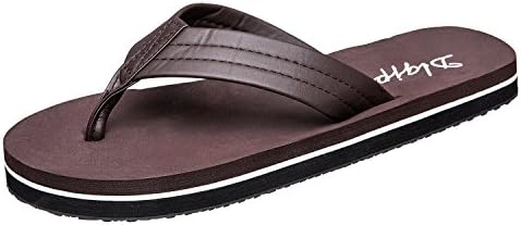 norocos Men's Sandals Light Weight Shock Proof Slippers Flip-Flops