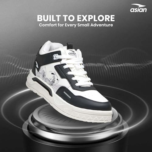Image of ASIAN Nexus-11 Men's Printed Sneakers Stylish, Comfortable for College Travel and Daily Use