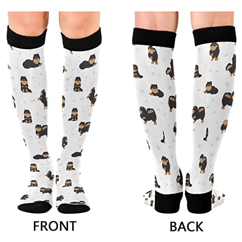 Image of Fisyme Socks for Women Men, Warm Comfort Athletic Crew Running Hiking Cycling Compression Socks