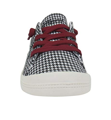 Jellypop Women's Dallas Sneaker (8, Black/White Houndstooth, Numeric_8)4